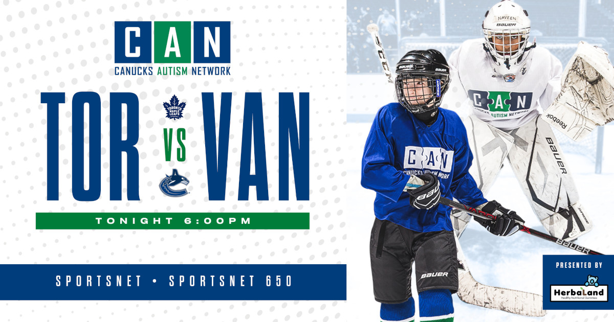 celebrate autism acceptance in game against Canucks Autism Network